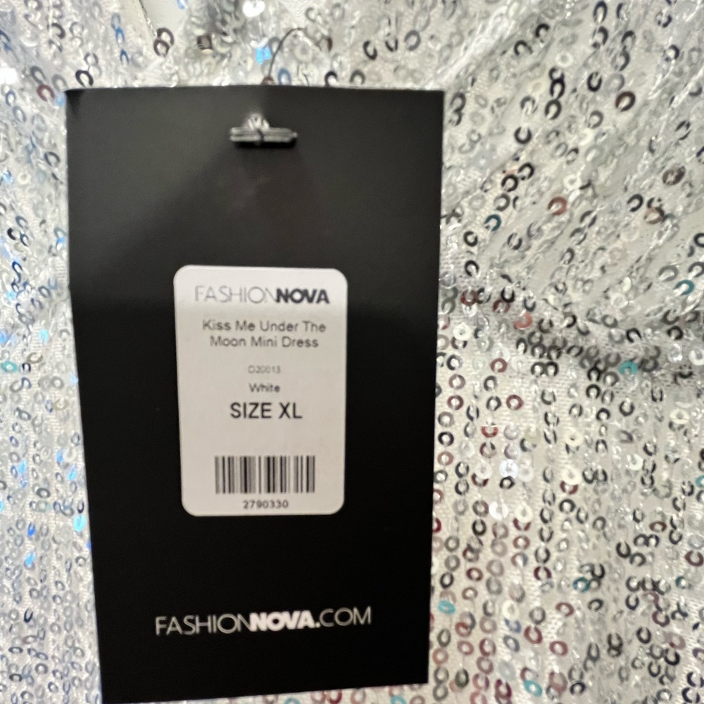 Fashion Nova Kiss Me Under The Moon Mini Dress - White size XL - Picture 9 of 9